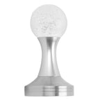 Crystal Ball Coffee Powder Tamper Stainless Steel Base Coffee Press Hammer for Kitchen Cafe Silver Pillar 51mm / 2.0in