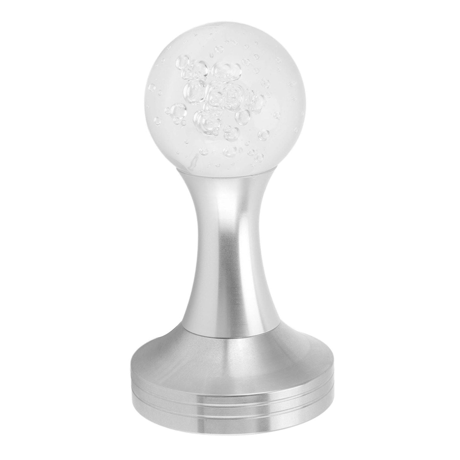 Crystal Ball Coffee Powder Tamper Stainless Steel Base Coffee Press Hammer for Kitchen Cafe Silver Pillar 51mm / 2.0in