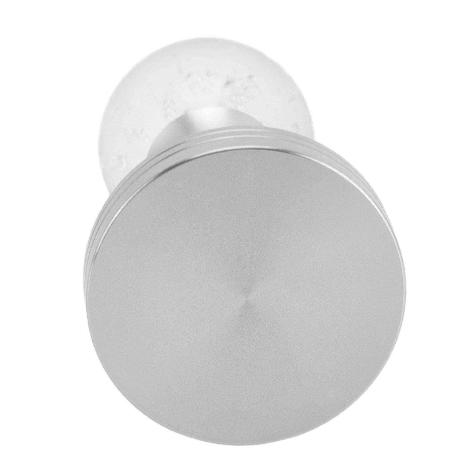 Crystal Ball Coffee Powder Tamper Stainless Steel Base Coffee Press Hammer for Kitchen Cafe Silver Pillar 53mm / 2.1in