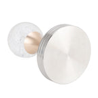 Crystal Ball Coffee Powder Tamper Stainless Steel Base Coffee Press Hammer for Kitchen Cafe Gold Pillar 53mm / 2.1in