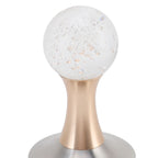 Crystal Ball Coffee Powder Tamper Stainless Steel Base Coffee Press Hammer for Kitchen Cafe Gold Pillar 53mm / 2.1in