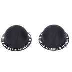 Coffee Capsule Filter Cup Kit Black with Beech Holder Aluminum Foil Spoon Brush 230ml Reusable Coffee Powder Filler