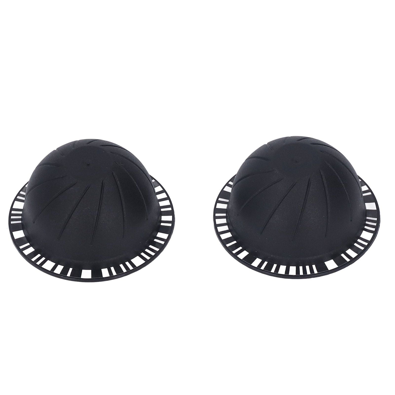 Coffee Capsule Filter Cup Kit Black with Beech Holder Aluminum Foil Spoon Brush 230ml Reusable Coffee Powder Filler