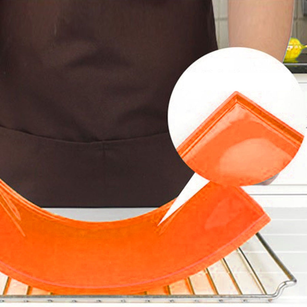 4Pcs Silicone Dehydrator Mats Food Grade High Temperature Resistance Prevent Sticking Fruit Dehydrator Trays with Edge Orange