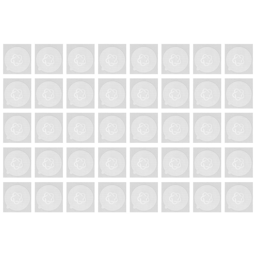40PCS Coffee Aluminum Foils Lids Reusable Coffee Capsule Foil Sealing Stickers for Home Cafe