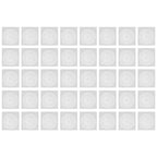40PCS Coffee Aluminum Foils Lids Reusable Coffee Capsule Foil Sealing Stickers for Home Cafe