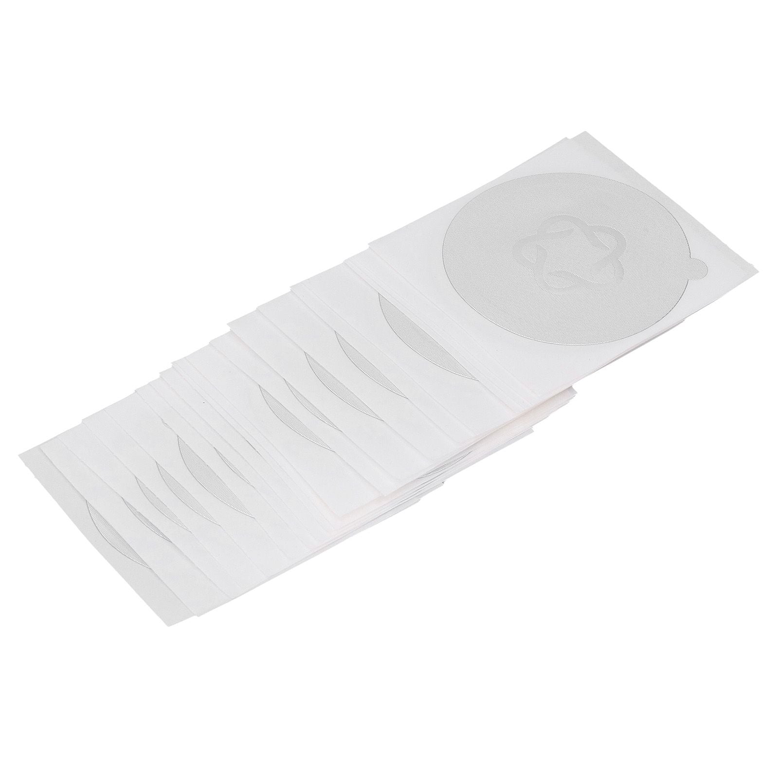 40PCS Coffee Aluminum Foils Lids Reusable Coffee Capsule Foil Sealing Stickers for Home Cafe