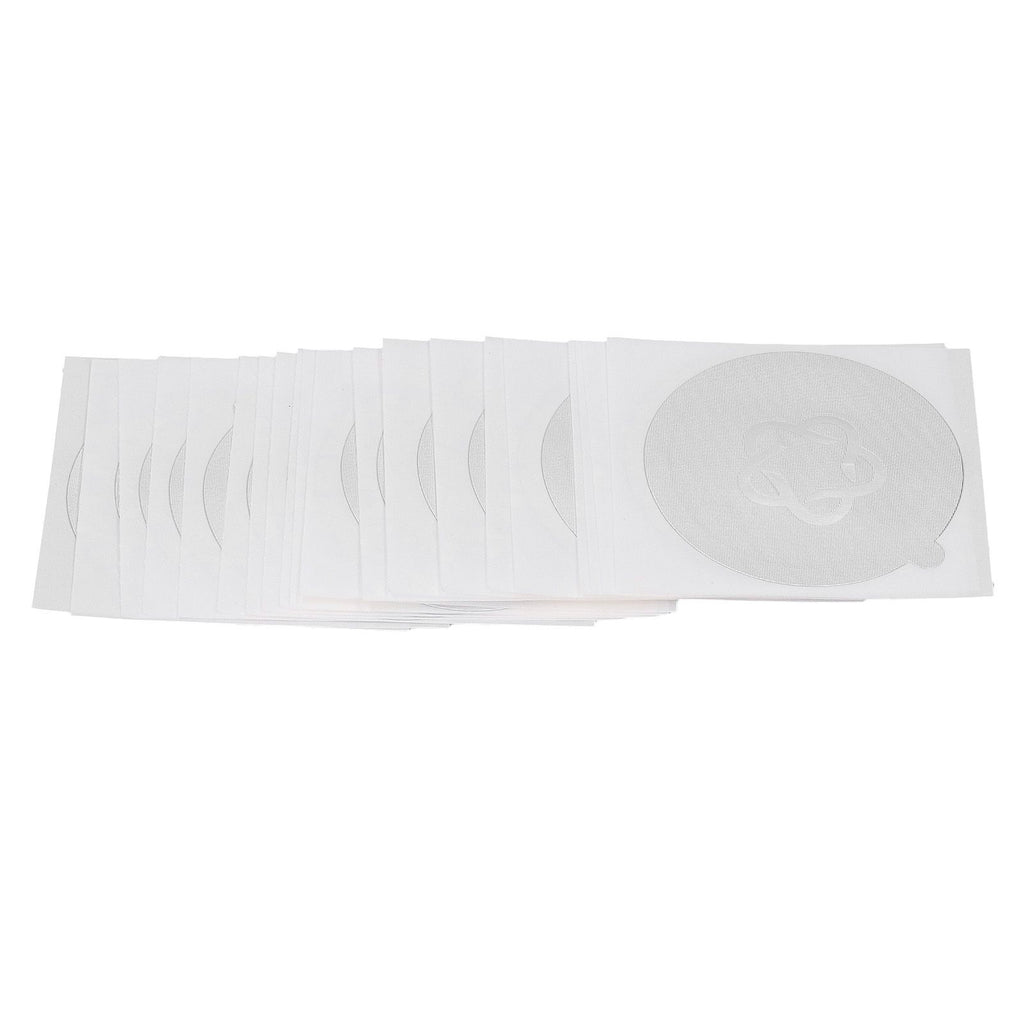 40PCS Coffee Aluminum Foils Lids Reusable Coffee Capsule Foil Sealing Stickers for Home Cafe