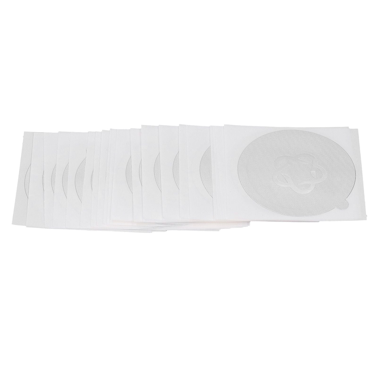 40PCS Coffee Aluminum Foils Lids Reusable Coffee Capsule Foil Sealing Stickers for Home Cafe