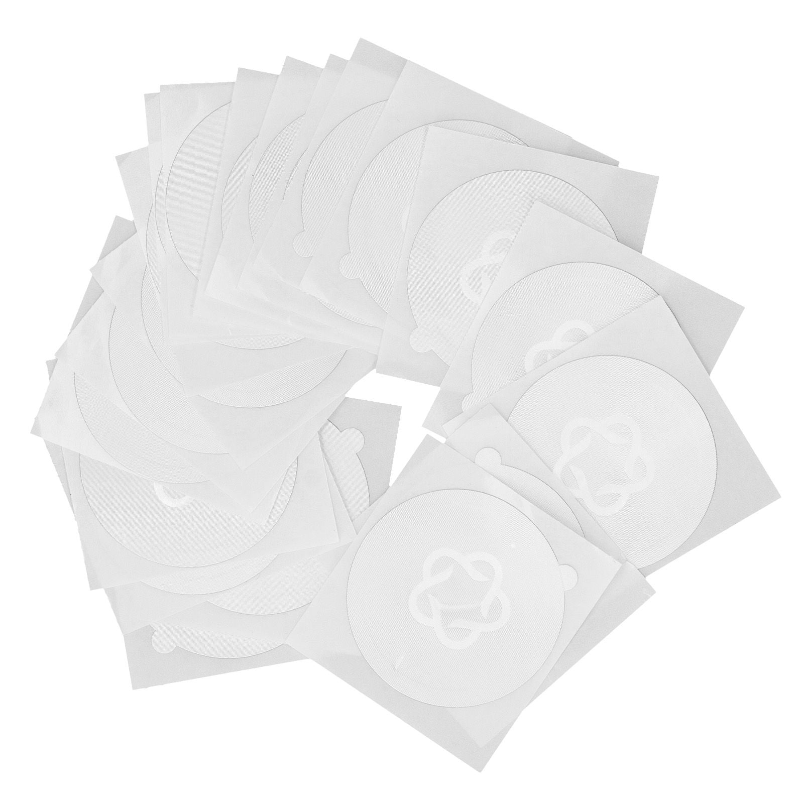 40PCS Coffee Aluminum Foils Lids Reusable Coffee Capsule Foil Sealing Stickers for Home Cafe