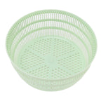 4L Vegetable Dryer PP Salad Spinner Multifunction Salad Drainer Bowl for Home Kitchen Green