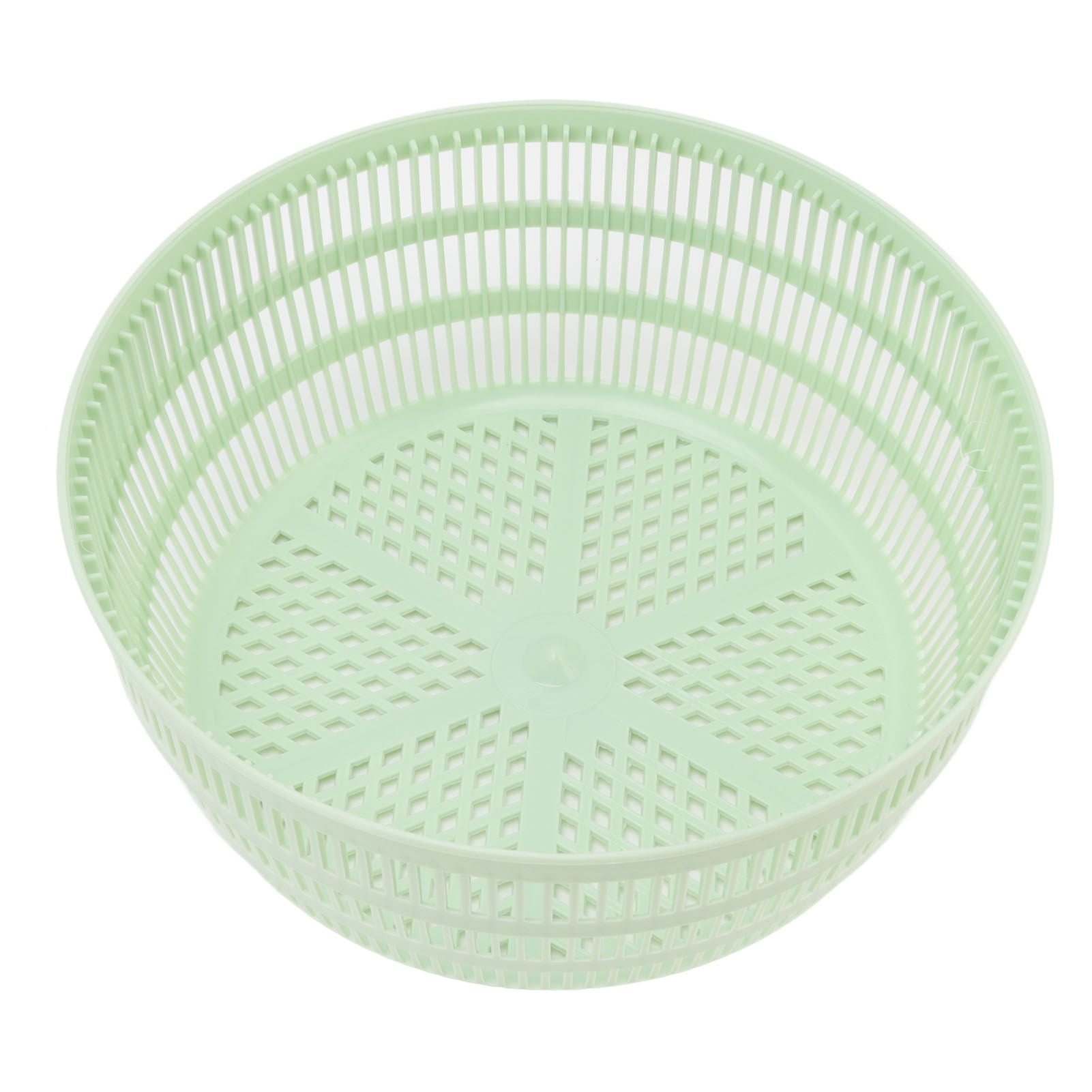 4L Vegetable Dryer PP Salad Spinner Multifunction Salad Drainer Bowl for Home Kitchen Green