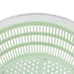 4L Vegetable Dryer PP Salad Spinner Multifunction Salad Drainer Bowl for Home Kitchen Green