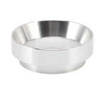 51mm Dosing Funnel Anti Flying Powder Aluminum Alloy Universal Dosing Rings with Magnetic for Household Coffee Shop Silver