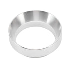 51mm Dosing Funnel Anti Flying Powder Aluminum Alloy Universal Dosing Rings with Magnetic for Household Coffee Shop Silver