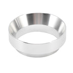 51mm Dosing Funnel Anti Flying Powder Aluminum Alloy Universal Dosing Rings with Magnetic for Household Coffee Shop Silver
