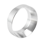 51mm Dosing Funnel Anti Flying Powder Aluminum Alloy Universal Dosing Rings with Magnetic for Household Coffee Shop Silver