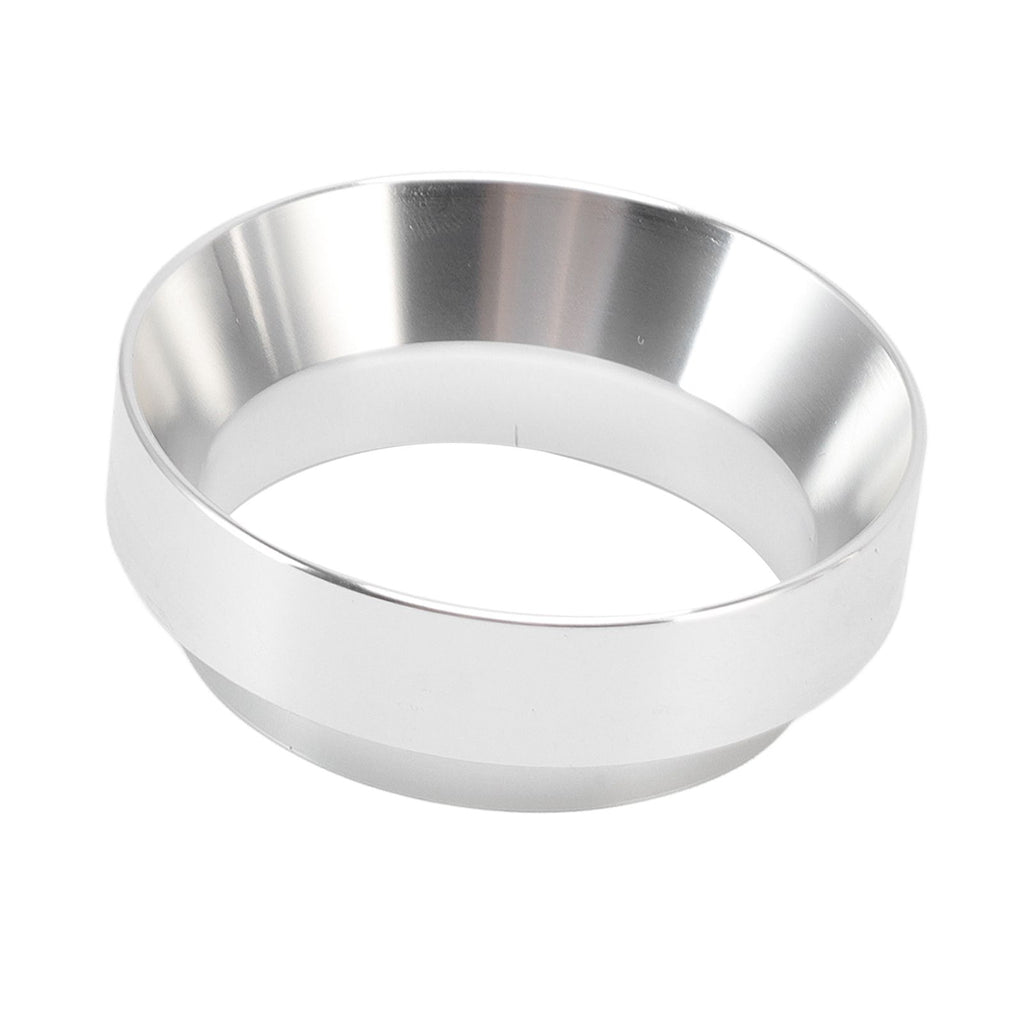 51mm Dosing Funnel Anti Flying Powder Aluminum Alloy Universal Dosing Rings with Magnetic for Household Coffee Shop Silver