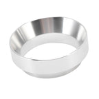 51mm Dosing Funnel Anti Flying Powder Aluminum Alloy Universal Dosing Rings with Magnetic for Household Coffee Shop Silver