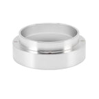 51mm Dosing Funnel Anti Flying Powder Aluminum Alloy Universal Dosing Rings with Magnetic for Household Coffee Shop Silver