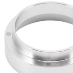 51mm Dosing Funnel Anti Flying Powder Aluminum Alloy Universal Dosing Rings with Magnetic for Household Coffee Shop Silver