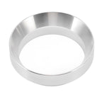 58mm Coffee Dosing Funnel Italian Magnetic Aluminium Alloy Coffee Powder Dosing Ring for Cafe Business Home Silver