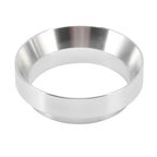 58mm Coffee Dosing Funnel Italian Magnetic Aluminium Alloy Coffee Powder Dosing Ring for Cafe Business Home Silver