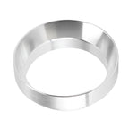 58mm Coffee Dosing Funnel Italian Magnetic Aluminium Alloy Coffee Powder Dosing Ring for Cafe Business Home Silver
