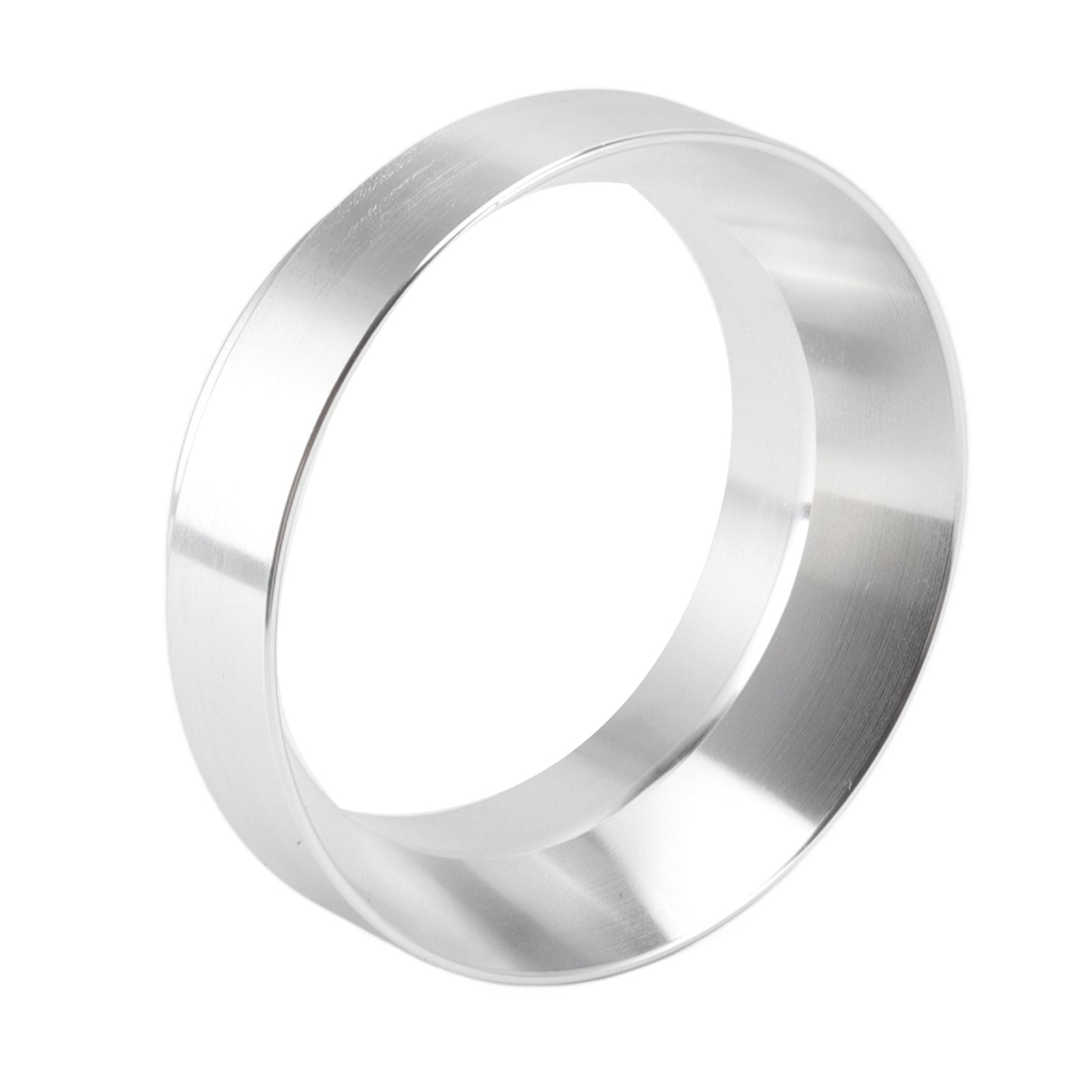 58mm Coffee Dosing Funnel Italian Magnetic Aluminium Alloy Coffee Powder Dosing Ring for Cafe Business Home Silver