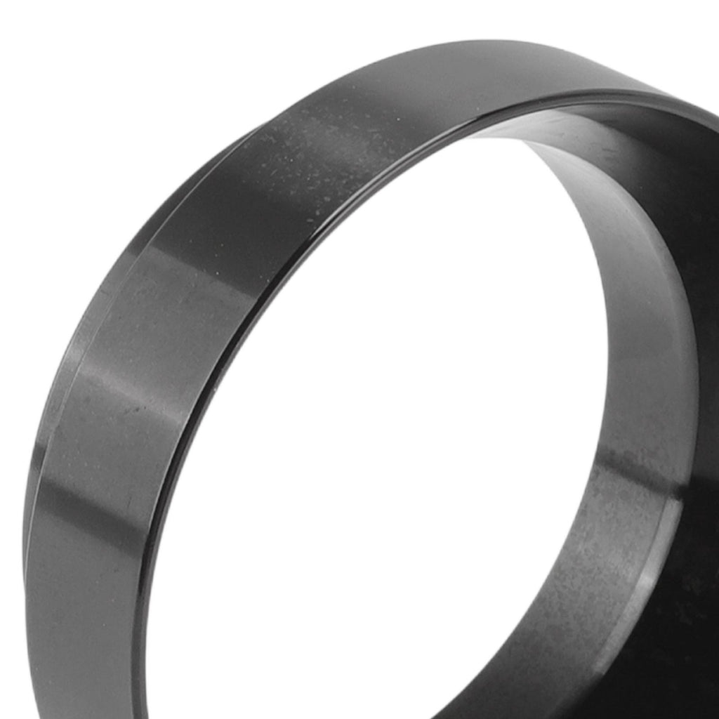 58mm Coffee Dosing Funnel Italian Magnetic Aluminium Alloy Coffee Powder Dosing Ring for Cafe Business Home Black