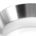 53mm Coffee Dosing Funnel Aluminum Alloy Magnetic Coffee Powder Dosing Ring Anti Flying Powder Receiving Ring Silver