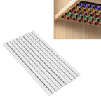 Coffee Capsule Holder DIY Adhesive Coffee Pods Storage Counter Mounted Coffee Pod Holder for Nespresso White