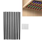 Coffee Capsule Holder DIY Adhesive Coffee Pods Storage Counter Mounted Coffee Pod Holder for Nespresso Black