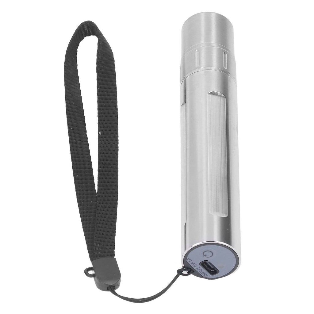 Infared Light Therapy Flashlight 630nm 660nm 850nm Stainless Steel LED Infrared Light with Sling for Ankle