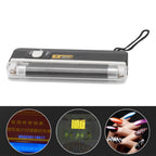 UV Money Detector Light Accurate Identification 2 in 1 Portable Money Detector with Flashlight Function for Home Shop