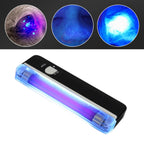 UV Money Detector Light Accurate Identification 2 in 1 Portable Money Detector with Flashlight Function for Home Shop