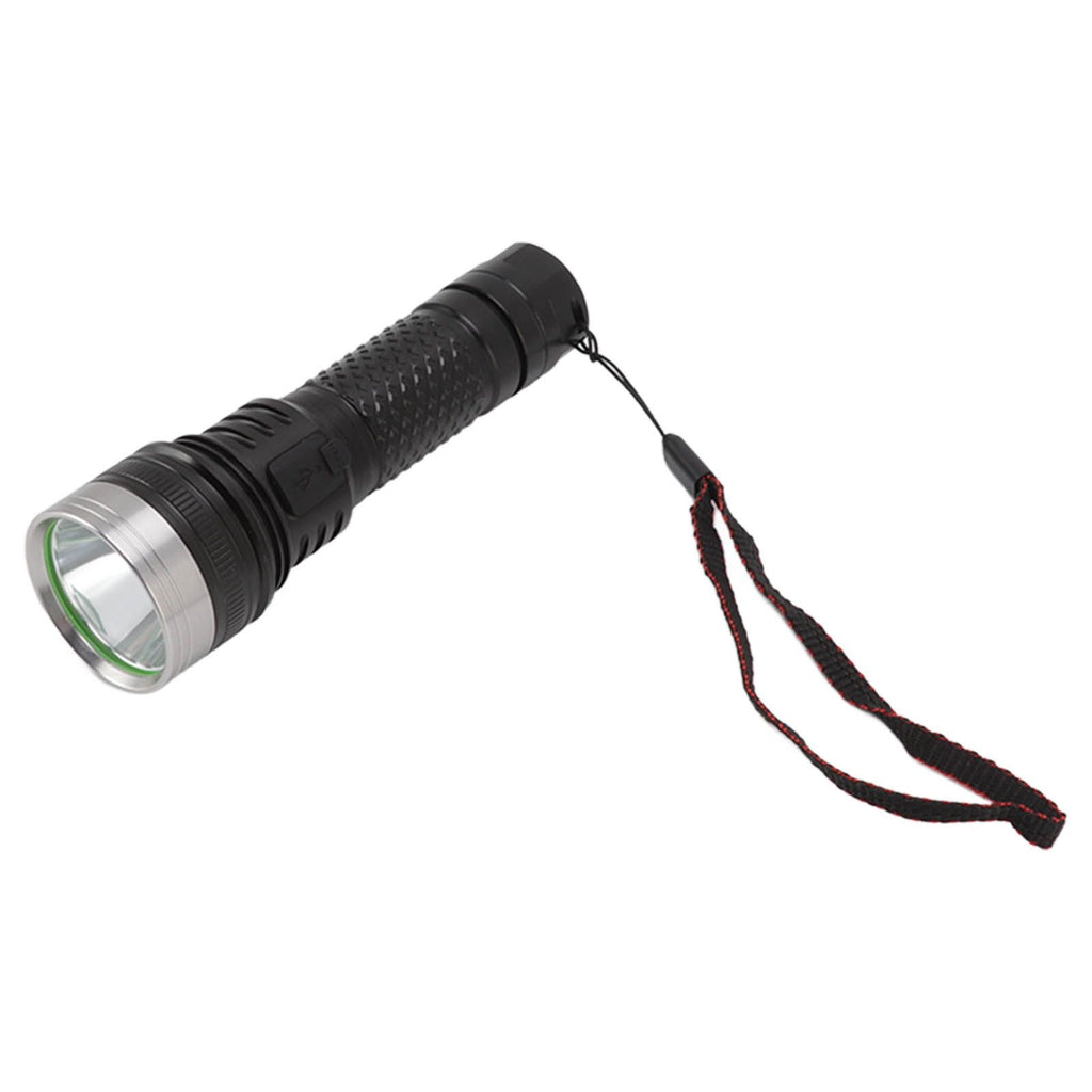 LED Flashlight 2 Levels High Brightness SST40 Wick White Light Life Waterproof Portable Outdoor Flashlight for Home Adventure