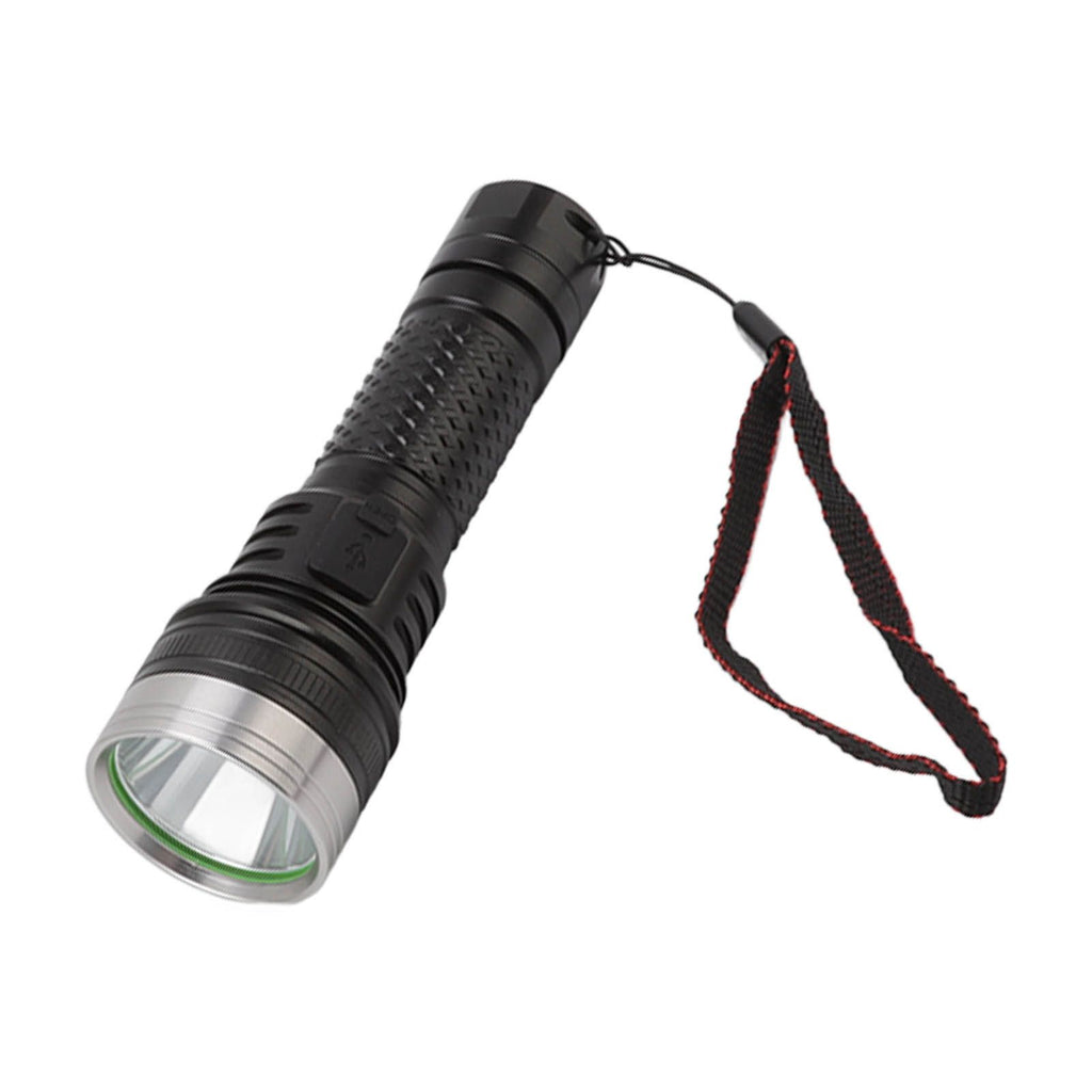LED Flashlight 2 Levels High Brightness SST40 Wick White Light Life Waterproof Portable Outdoor Flashlight for Home Adventure