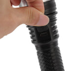 LED Flashlight 2 Levels High Brightness SST40 Wick White Light Life Waterproof Portable Outdoor Flashlight for Home Adventure