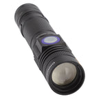 Ultraviolet Flashlight Zoomable UV Detection Lamp Waterproof LED Flashlight 300‑395nm Wavelength