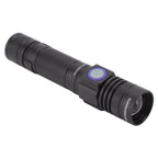 Ultraviolet Flashlight Zoomable UV Detection Lamp Waterproof LED Flashlight 300‑395nm Wavelength