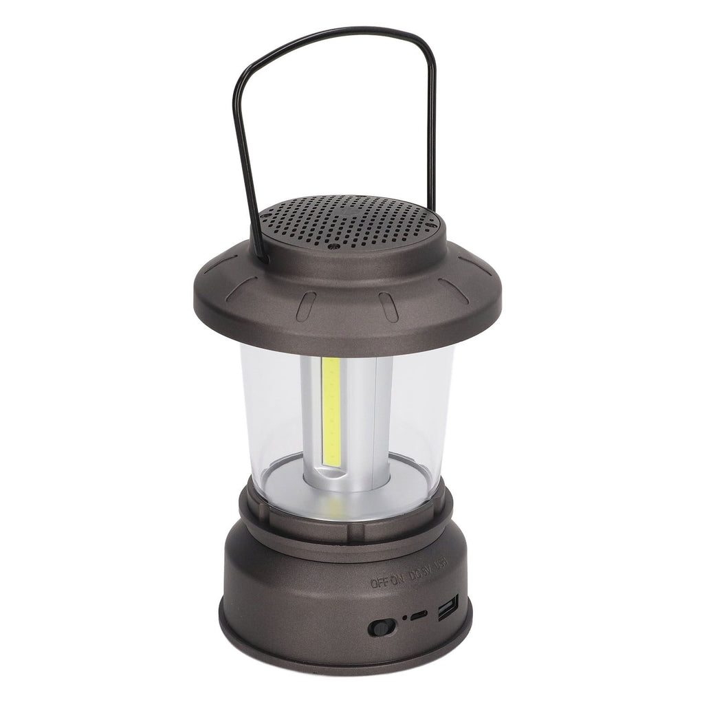 Outdoor Bluetooth Speaker Light Retro Style 2 Modes USB Power Supply IP65 Waterproof Bluetooth Music Camping Lantern Yellow Light