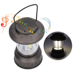 Outdoor Bluetooth Speaker Light Retro Style 2 Modes USB Power Supply IP65 Waterproof Bluetooth Music Camping Lantern Yellow Light