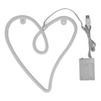 Heart Neon Light Dual Power Supply Retro IP45 Waterproof LED Neon Lamp for Living Room Valentine's Day Party Bar Decor Pink Light