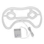LED Neon Sign Game Controller Shaped 11inx7.5in LED Safe PVC ABS Battery USB Powered Gamepad Neon Sign for Bedroom Party