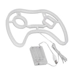 LED Neon Sign Game Controller Shaped 11inx7.5in LED Safe PVC ABS Battery USB Powered Gamepad Neon Sign for Bedroom Party