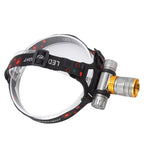LED Diving Headlight Aluminum Alloy IPX8 Waterproof Super Bright 1500LM 5 Modes Light Weight LED Head Light for Swimming