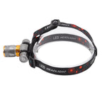 LED Diving Headlight Aluminum Alloy IPX8 Waterproof Super Bright 1500LM 5 Modes Light Weight LED Head Light for Swimming