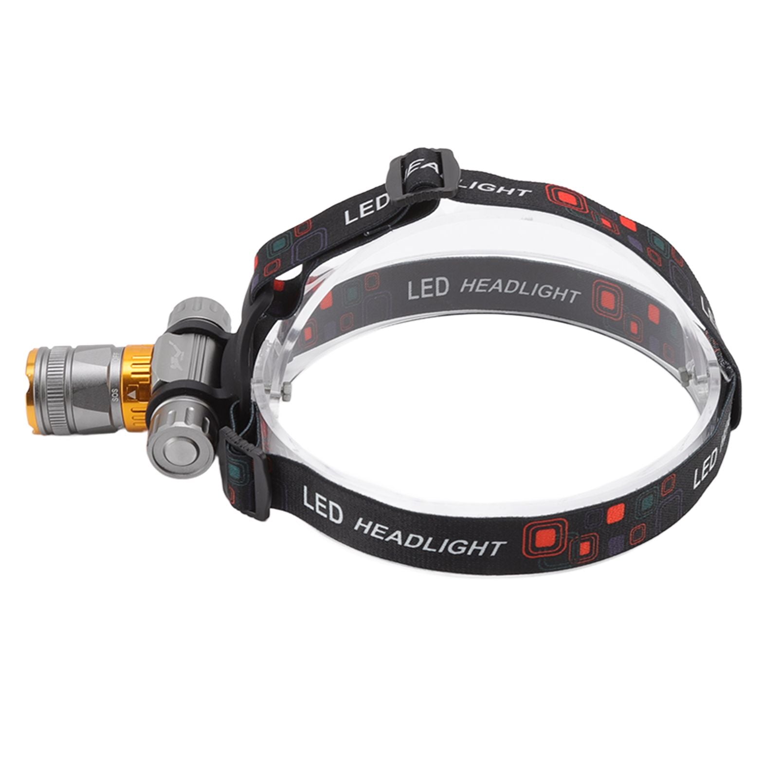 LED Diving Headlight Aluminum Alloy IPX8 Waterproof Super Bright 1500LM 5 Modes Light Weight LED Head Light for Swimming