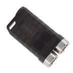 V3 Mini Keychain Flashlight USB Rechargeable Small Flashlight Outdoor Waterproof Camping Hiking Maintenance Lights Portable Magnetic Flashlight Black